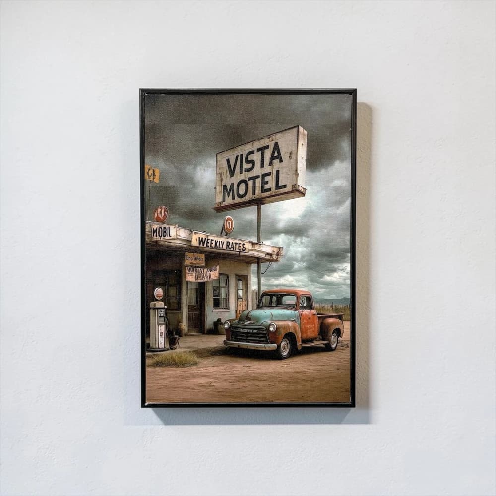 تابلو طرح vista motel
