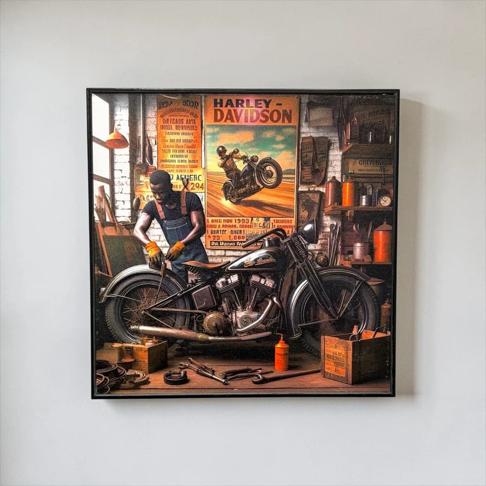 تابلو طرح harley repair