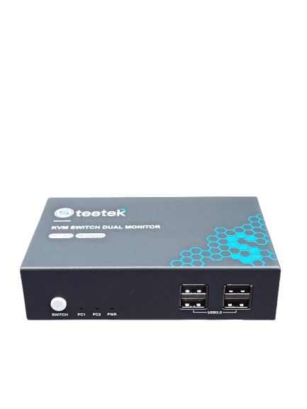 سوئیچ KVM حرفه‌ای USB 3 برند Steetek اورجینال | پشتیبانی 4K — تصویر ۶