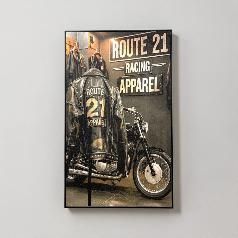 تابلو طرح racing apparel