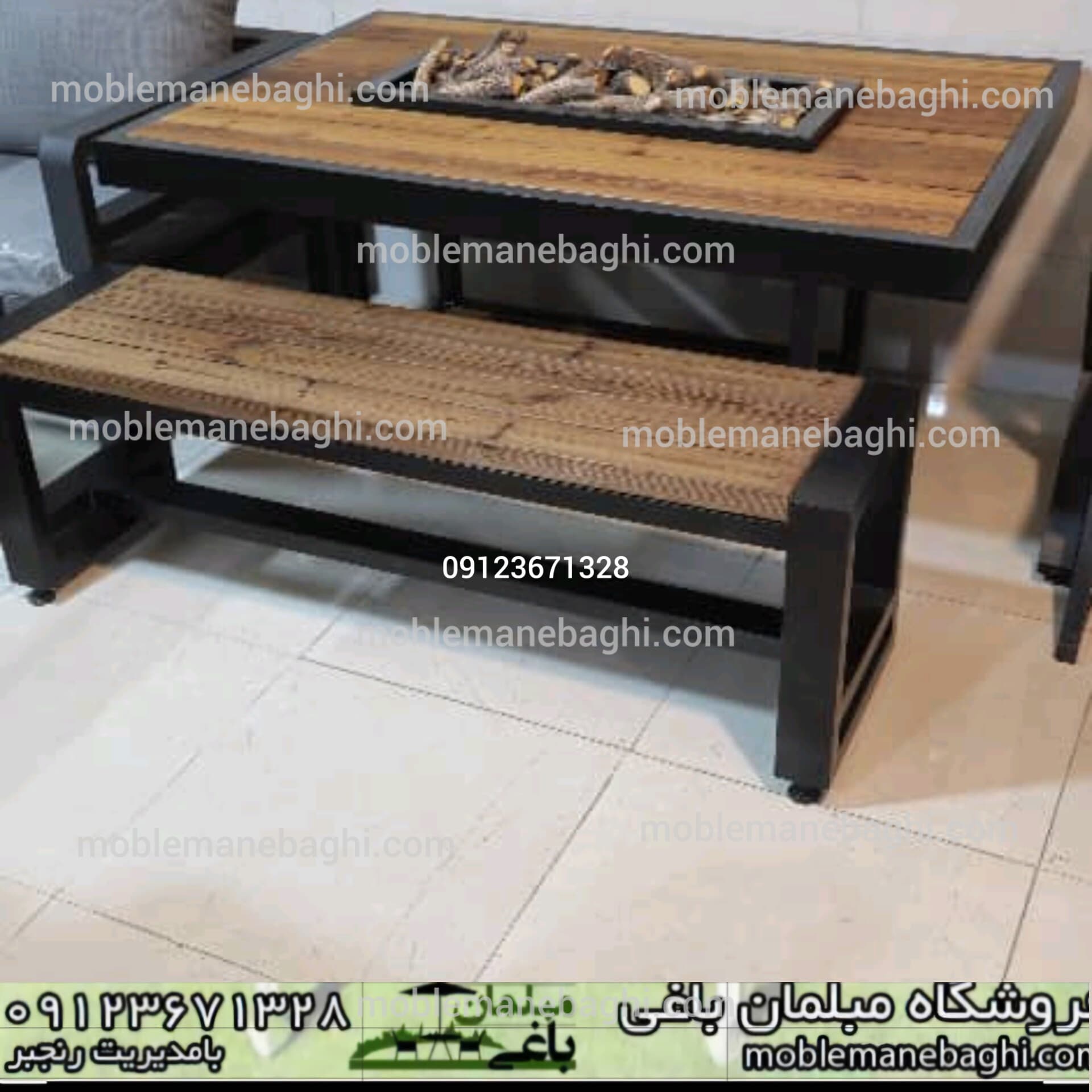 اتشدان چوب و فلز — تصویر ۳
