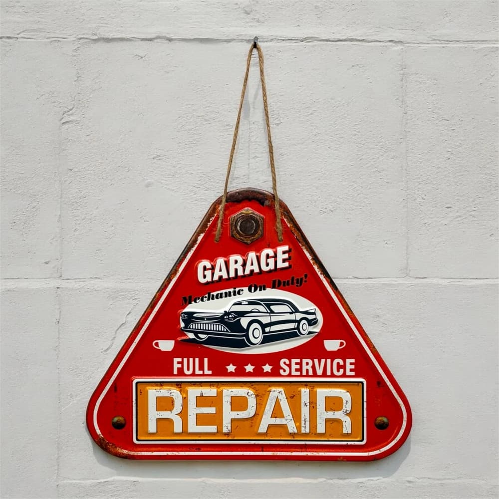 تابلو فلزی برجسته طرح repair