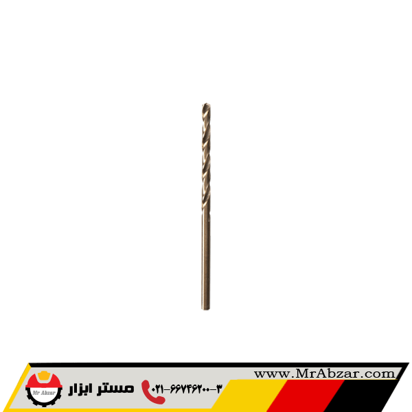 مته آهن کبالت سایز 5 میلی متر HSS CO 5%