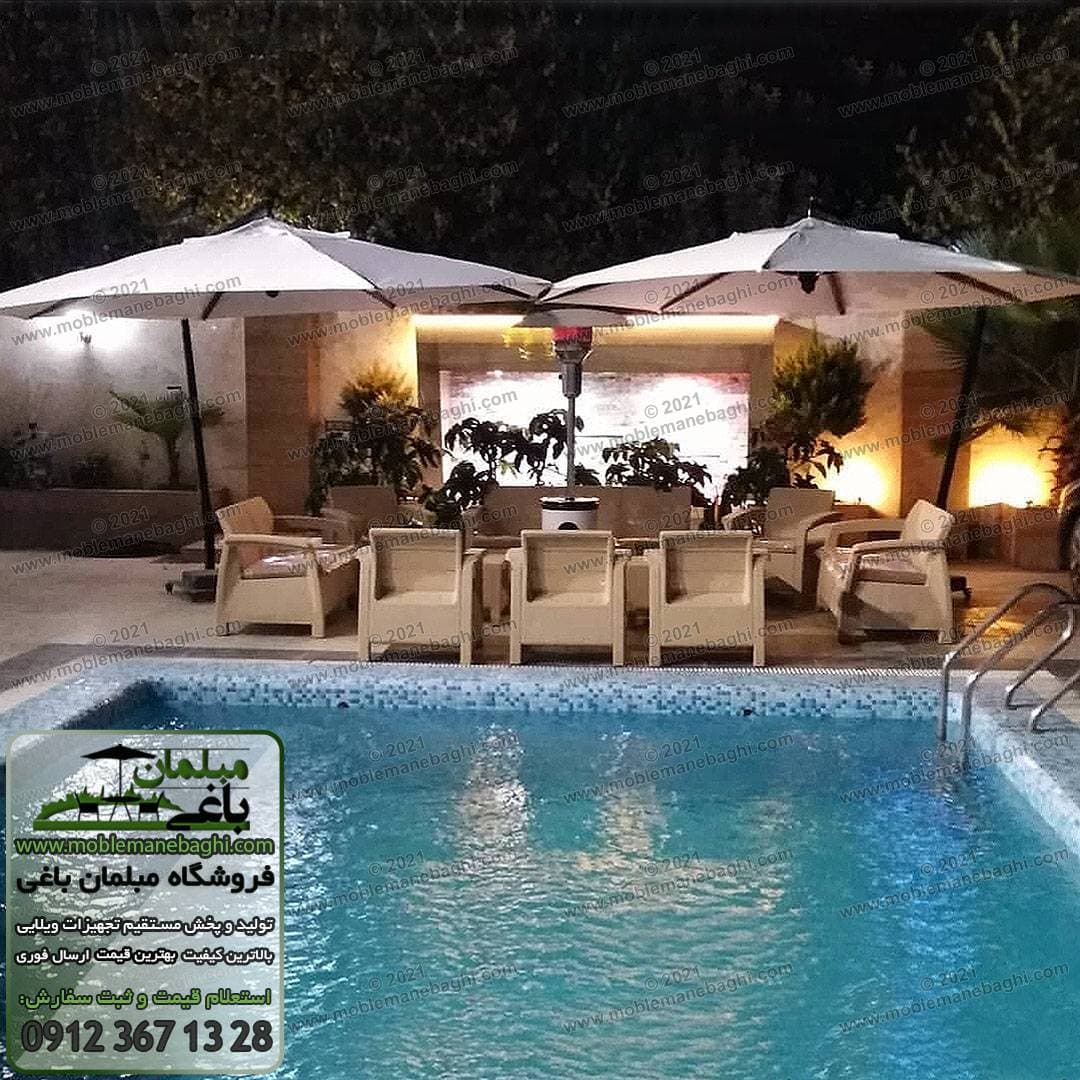 چتر باغی مدل مربع 4در 4 — تصویر ۳