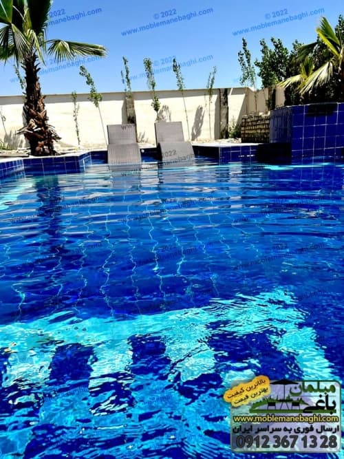 تخت کنار استخر حصیری مدل موج — تصویر ۳