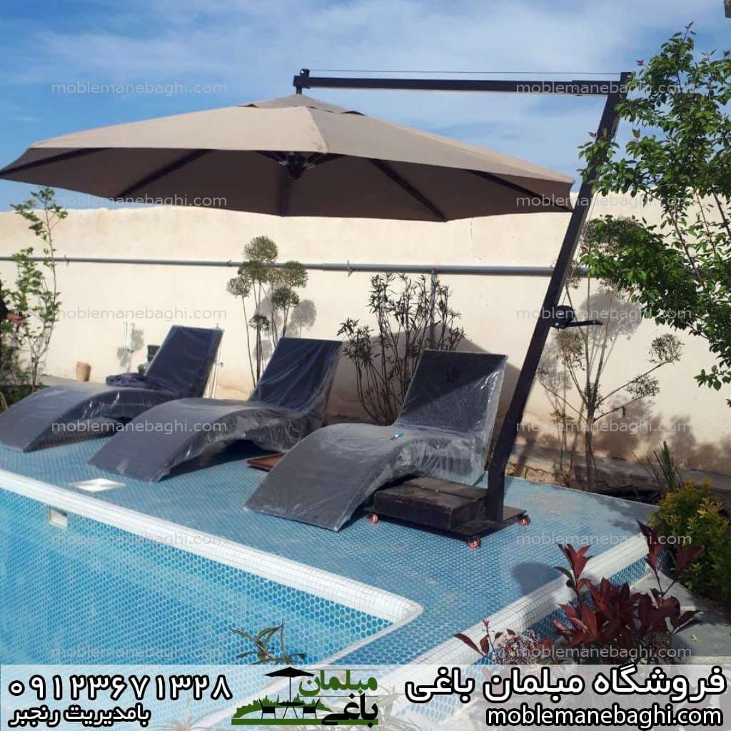 تخت کنار استخر حصیری مدل موج — تصویر ۴