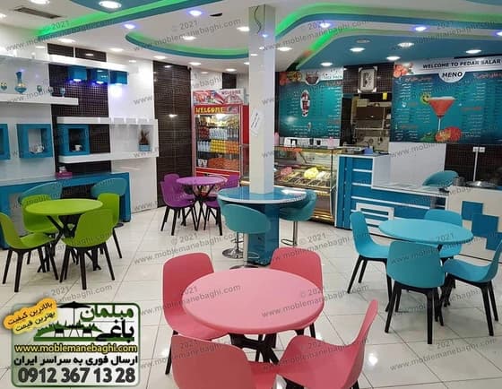 میز وصندلی رستورانی حصیری
