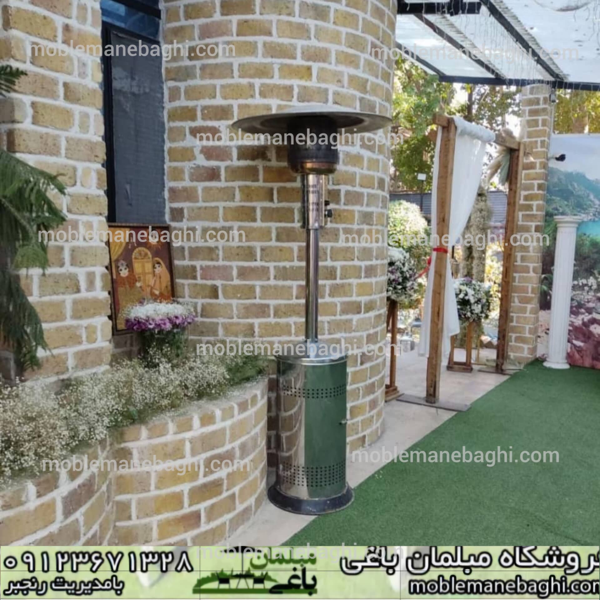 بخاری قارچی استیل مخزن دار — تصویر ۴