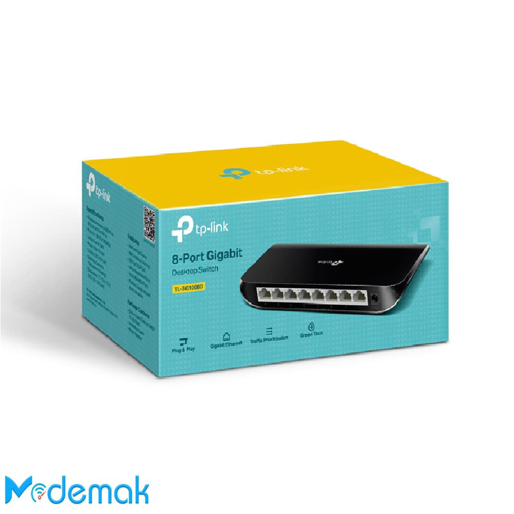سوییچر تی پی-لینک TP-Link TL-SG1008D — تصویر ۴
