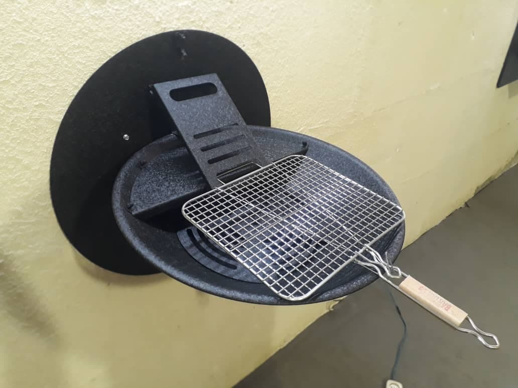 باربیکیودیواری وکباب پز مدل گرد سیگما — تصویر ۲