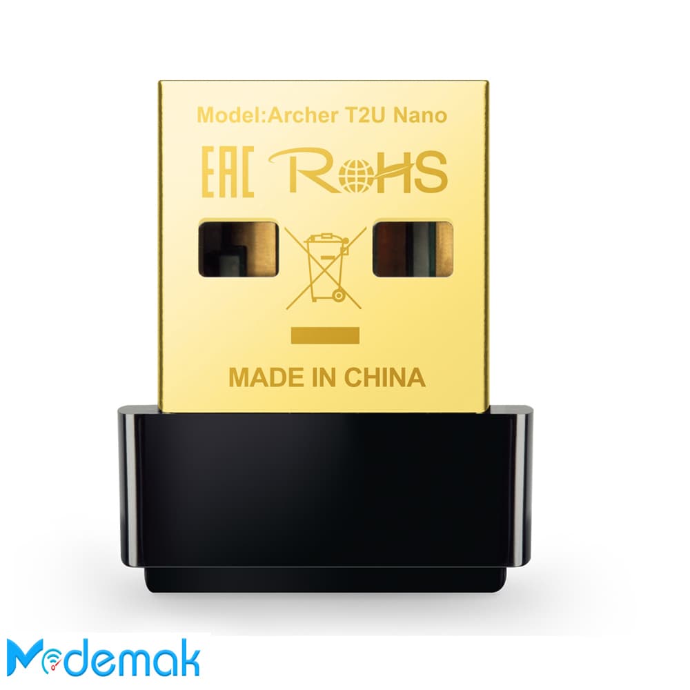 کارت شبکه USB بی سیم تی پی لینک TP-Link T2U Nano AC600