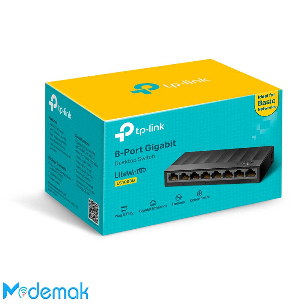 سوییچر تی پی-لینک TP-Link LS1008G — تصویر ۴