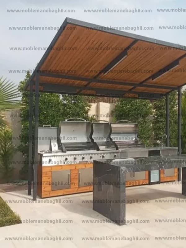 باربیکیو استیل 304 صنعتی سایز 140 — تصویر ۶