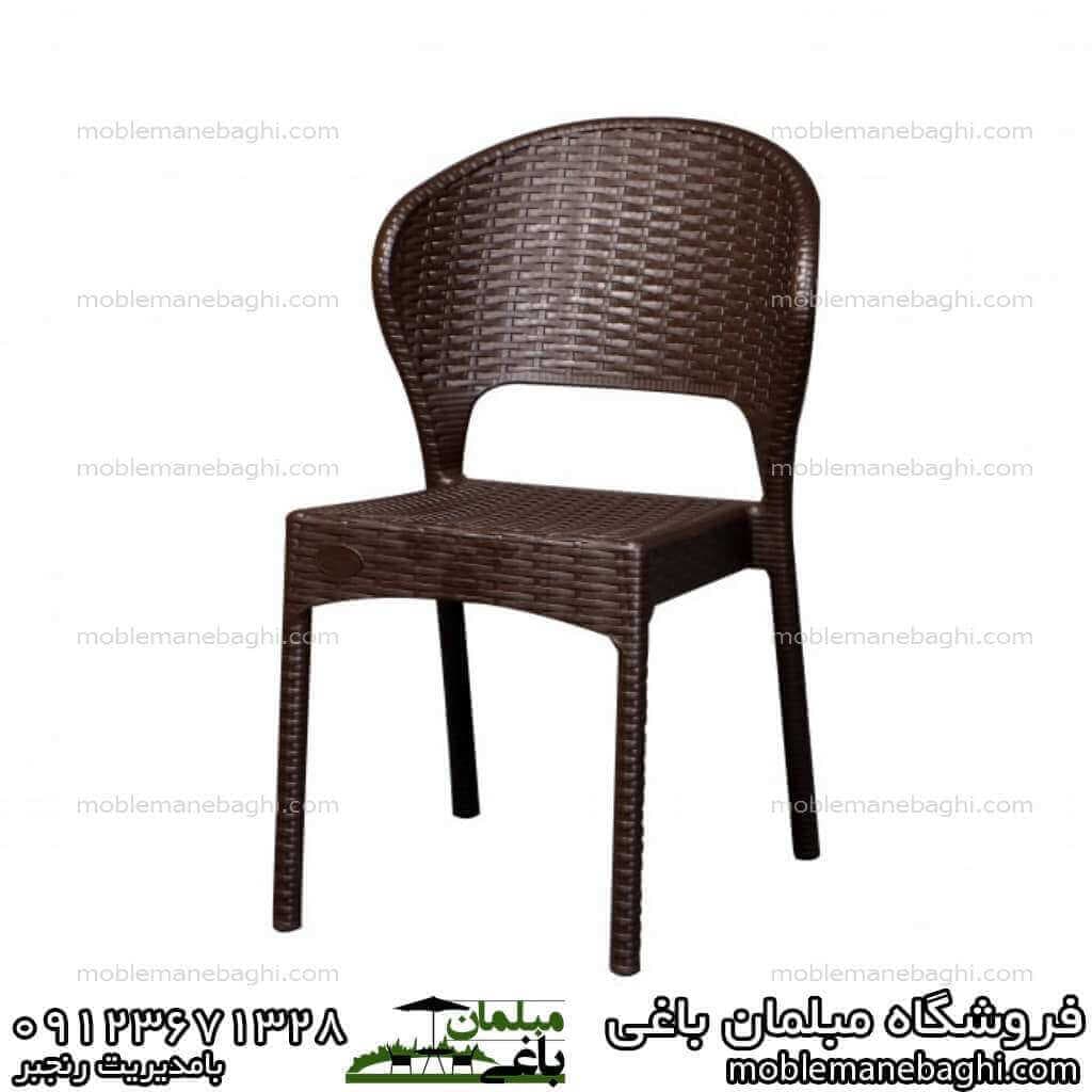 صندلی حصیری پلاستیکی رستوران از — تصویر ۳