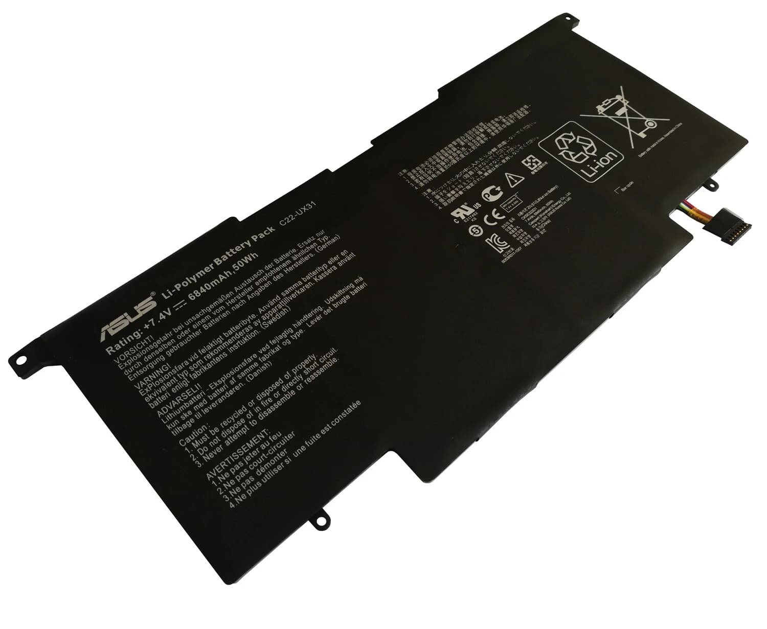 باتری اورجینال لپ تاپ ایسوس Asus ZenBook UX31 C22-UX31 — تصویر ۷