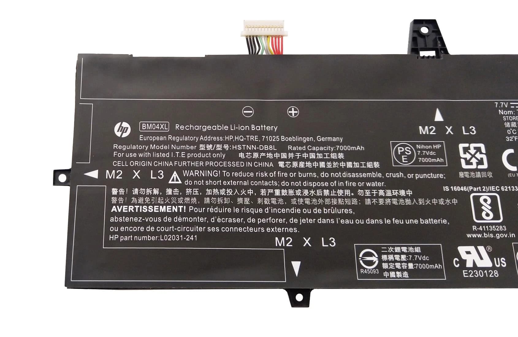 باتری اورجینال لپ تاپ اچ پی HP EliteBook 1030 G3 BM04XL — تصویر ۵