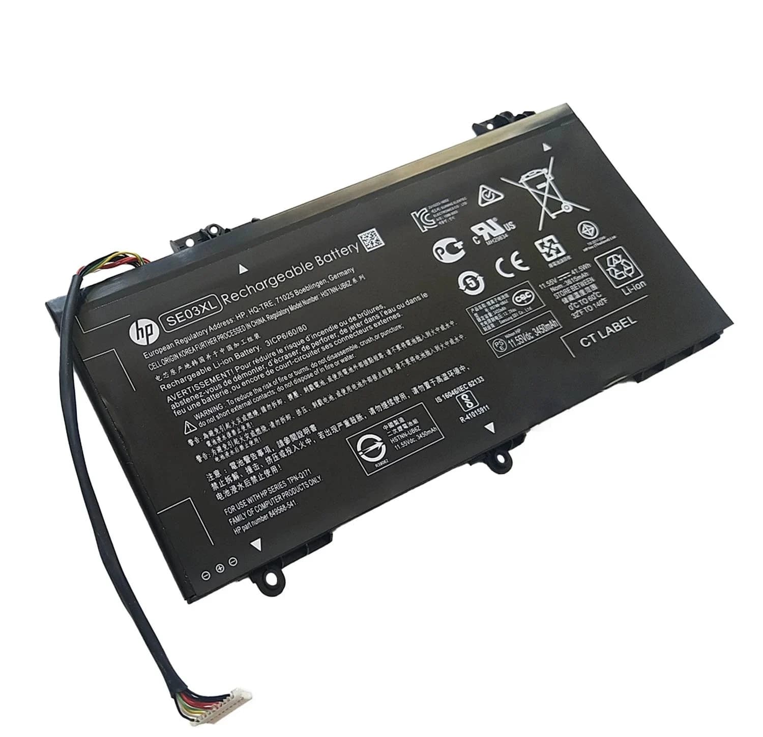 باتری اورجینال لپ تاپ اچ پی HP Pavilion 14 SE03XL — تصویر ۲