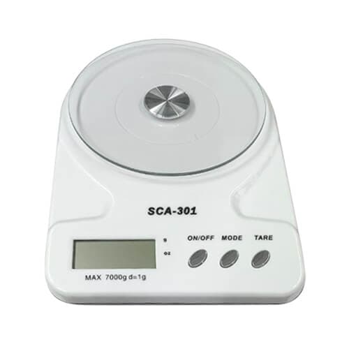 ترازو آشپزخانهSCA-301 | ظرفیت ۷ کیلوگرم و دقت ۱ گرم