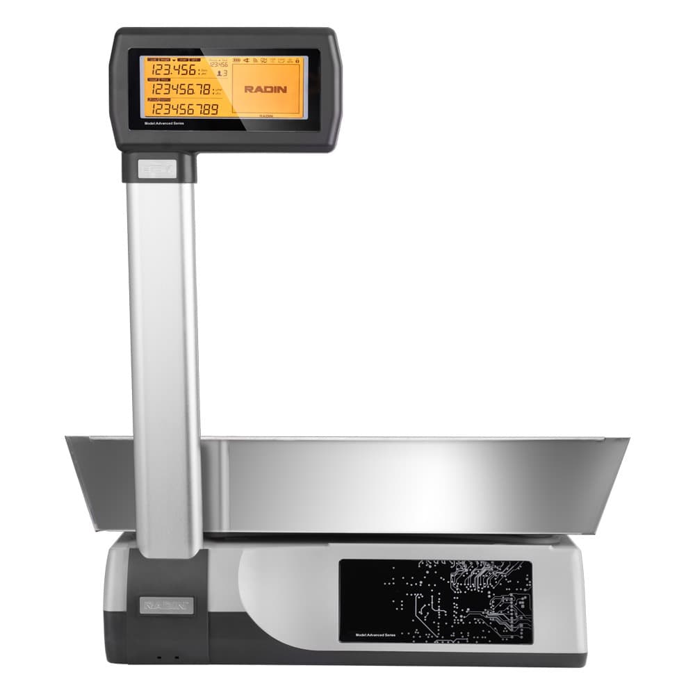 ترازو لیبل پرینتر، ستون دار رادین NEXT A ظرفیت 70کیلوگرم — تصویر ۲