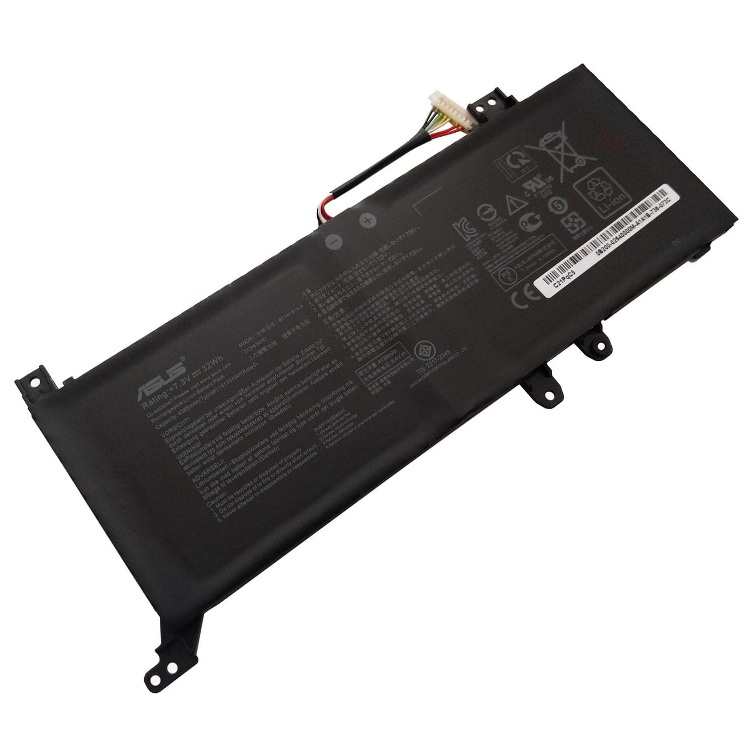 باتری اورجینال لپ تاپ ایسوس Asus X409 X509 B21N1818-3 — تصویر ۷