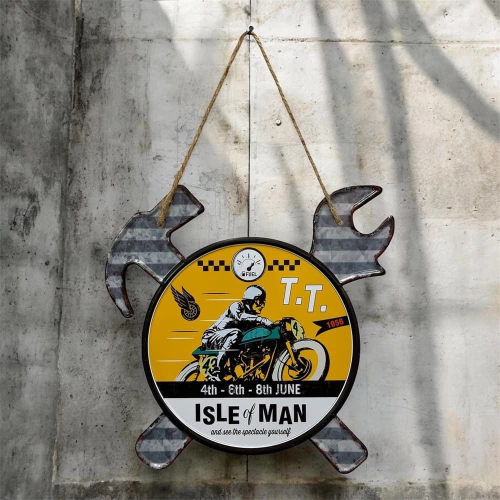 تابلو فلزی برجسته طرح Isle of Man