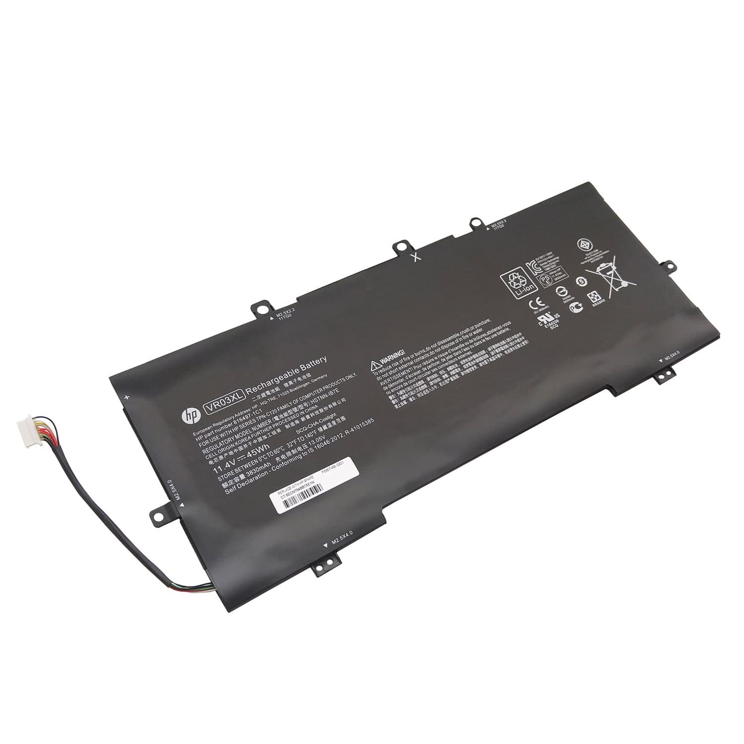 باتری اورجینال لپ تاپ اچ پی HP Envy 13 VR03XL