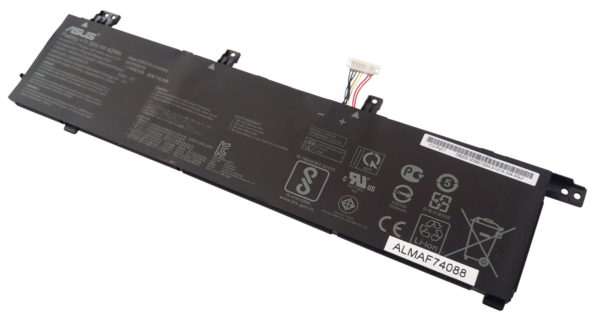 باتری اورجینال لپ تاپ ایسوس Asus VivoBook S432 S532 C31N1843
