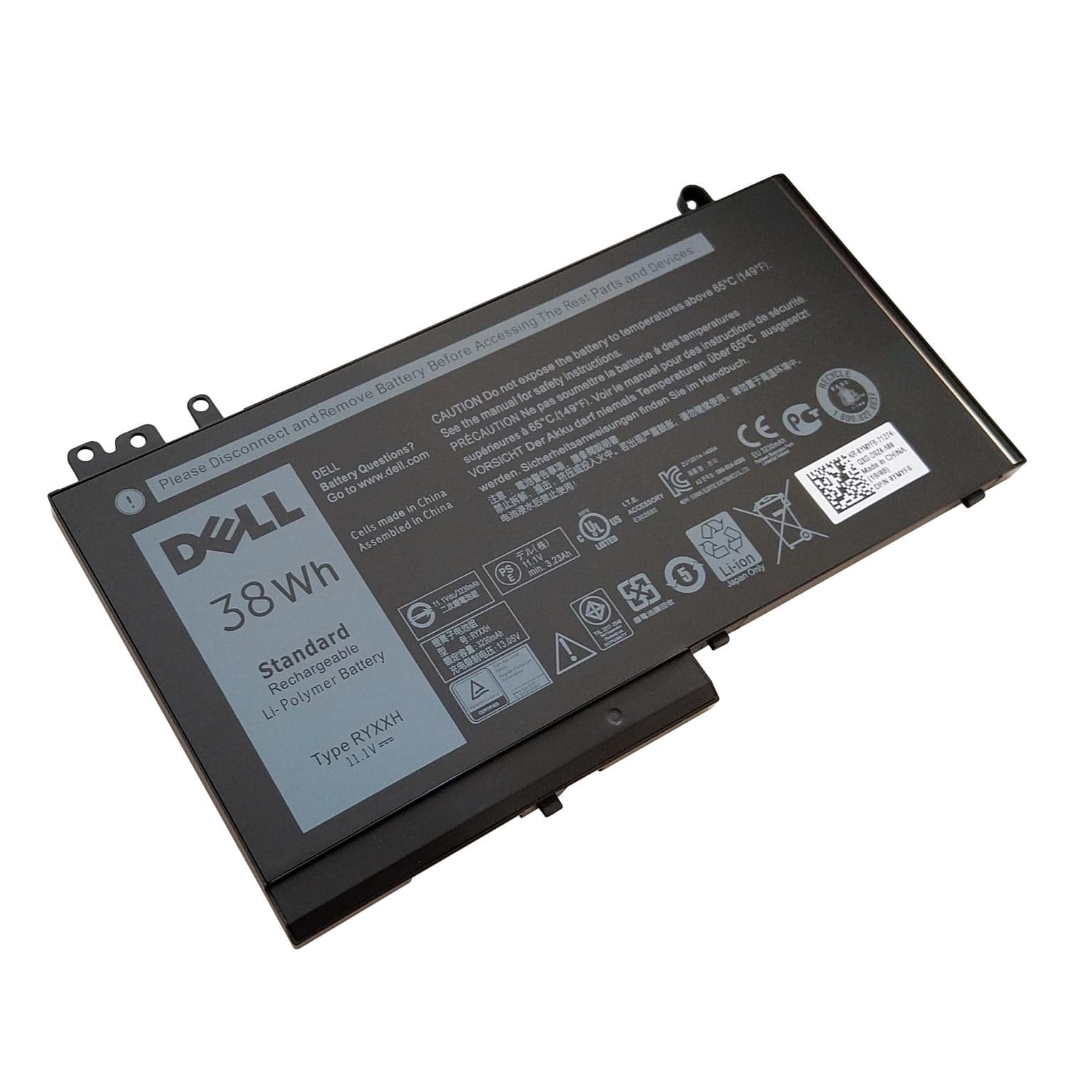 باتری اورجینال لپ تاپ دل Dell E5250 E5270 E5450 E5550 RYXXH