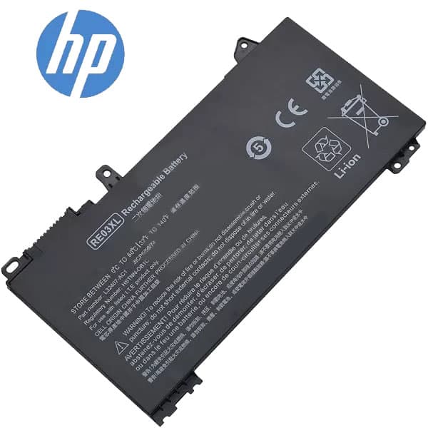 باتری اورجینال لپ تاپ اچ پی HP ProBook 430 450 G6 G7 RE03XL