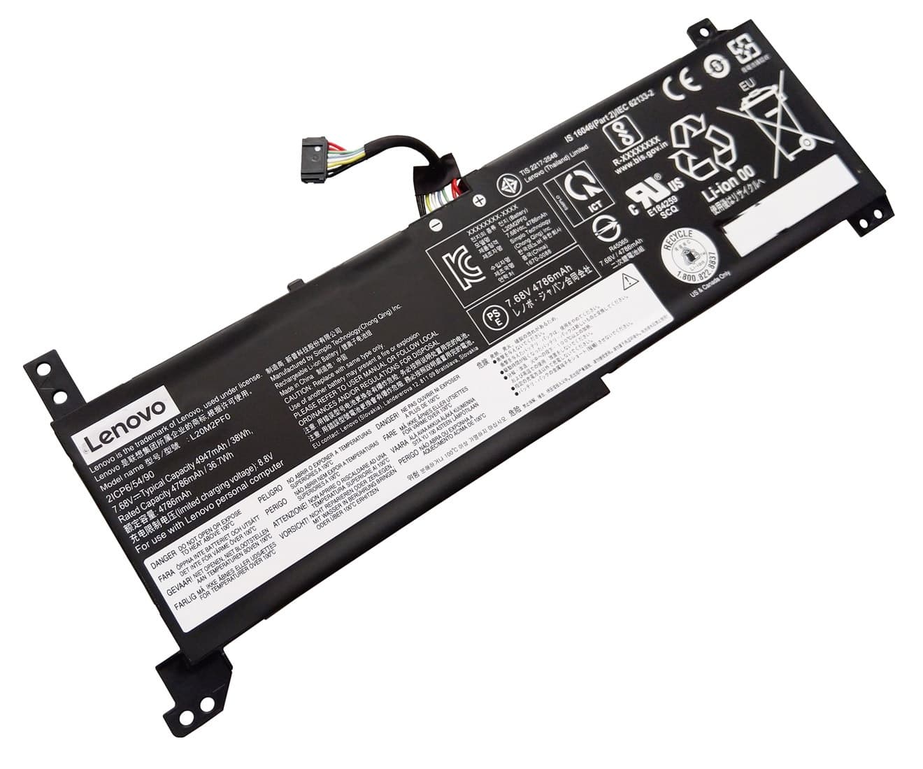 باتری اورجینال لپ تاپ لنوو Lenovo V14 V15 G2-ITL L20L2PF0