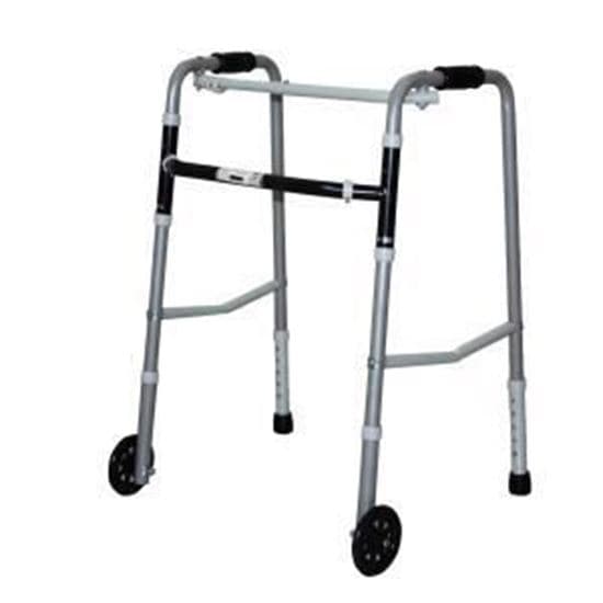 واکر تاشو آلمینیومی چرخدار درجه 1 — تصویر ۲