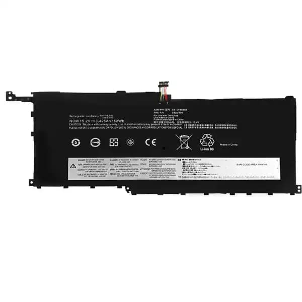باتری 4 سلولی 00HW028 لپ تاپ لنوو ThinkPad X1 Carbon ، X1 Yoga
