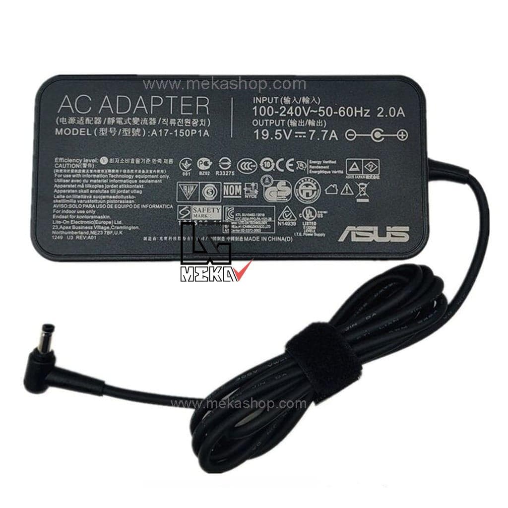 شارژر آداپتور اورجینال لپ تاپ ایسوس Asus 19.5V 7.7A 5.5*2.5 — تصویر ۵