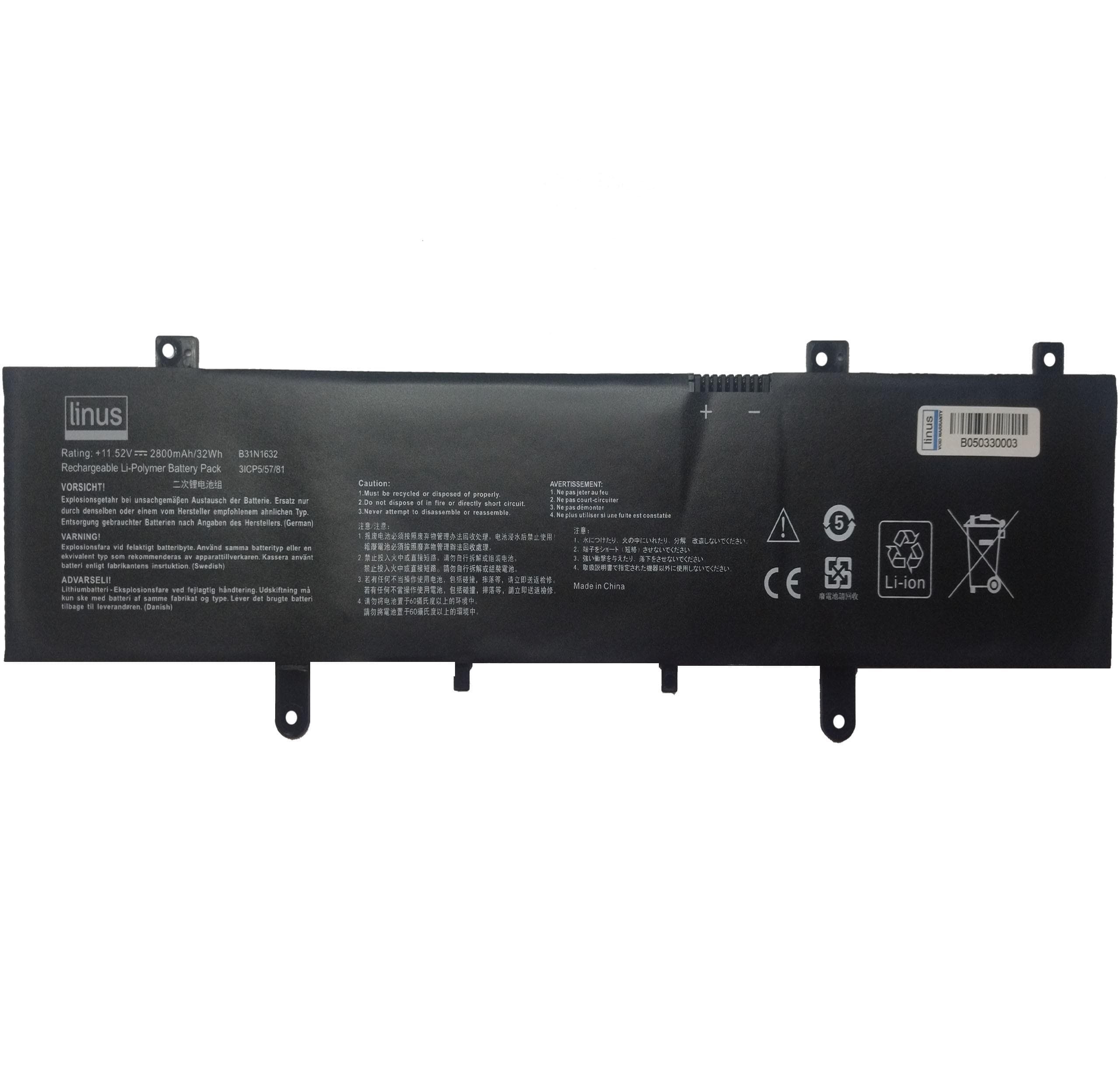 باتری لپ تاپ ASUS X405 / X405U / X405UA / X405UQ / X405UR — تصویر ۲