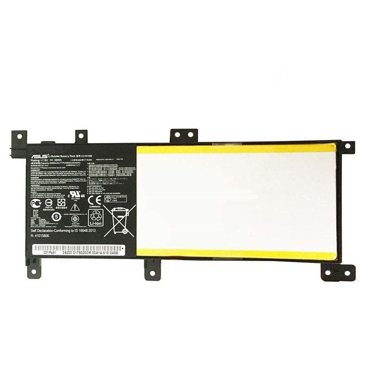 باتری لپ تاپ 3 سلولی مدل C21N1509 مناسب برای لپ تاپ ایسوس k456 — تصویر ۲