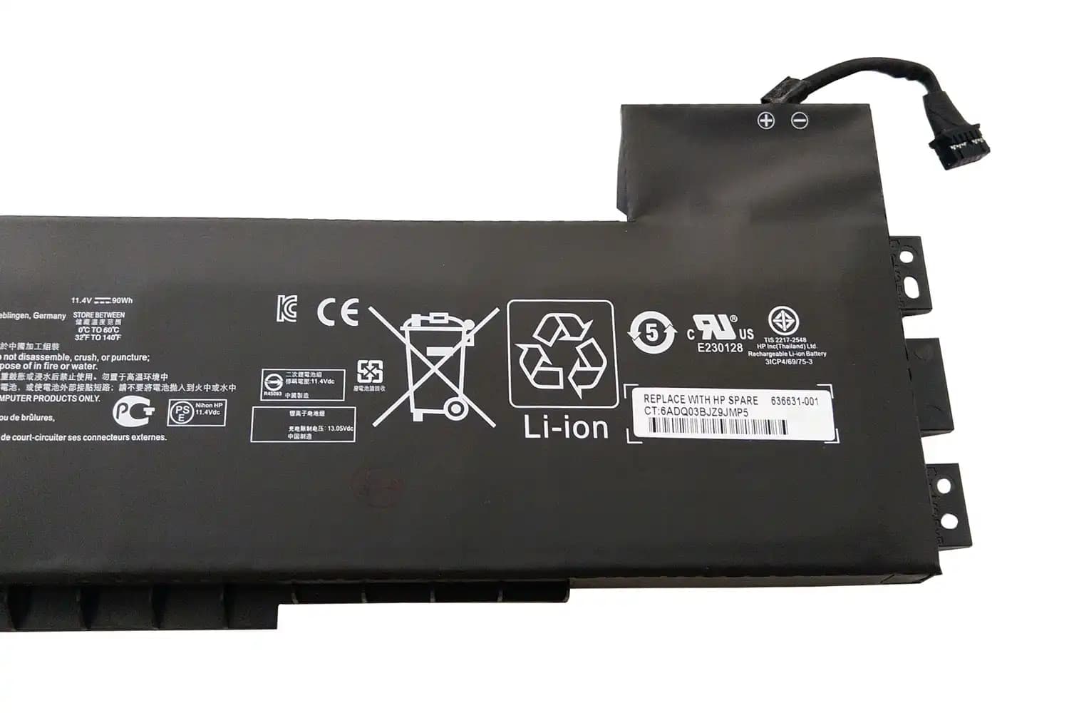 باتری اورجینال لپ تاپ اچ پی Pn: VV09XL) HP ZBook 15 G4 ) — تصویر ۵