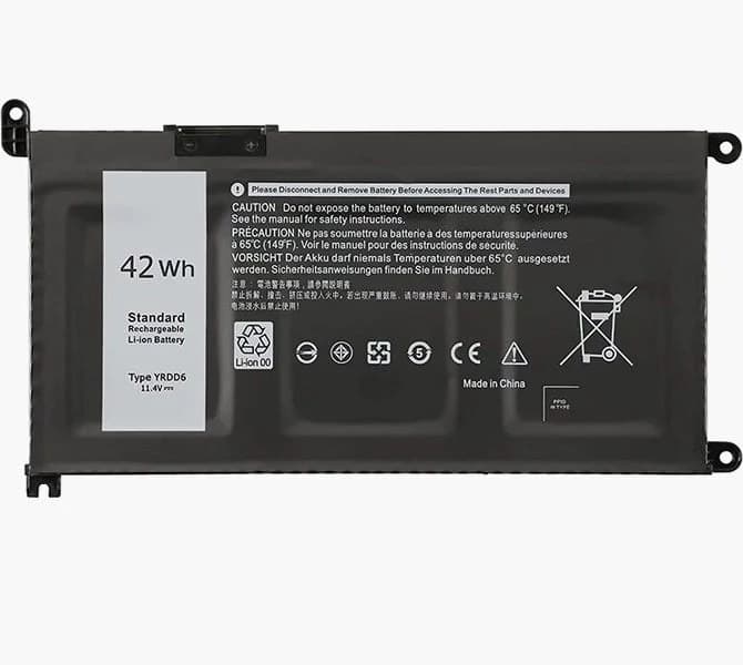 باتری لپ تاپ دل Inspiron 5481 / Vostro 3491 / Latitude 3400 – YRDD6 اورجینال