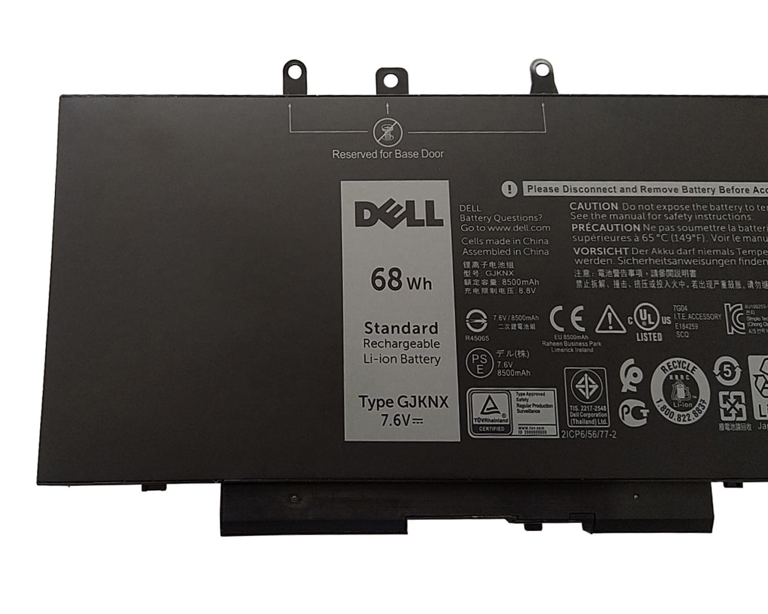 باتری اورجینال لپ تاپ دل Dell Latitude 5480 5490 GJKNX — تصویر ۴