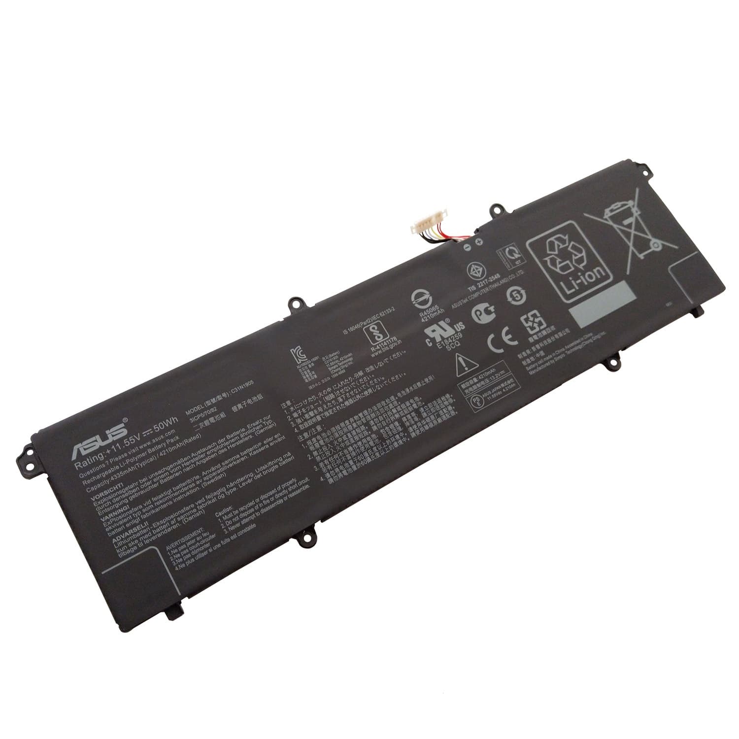 باتری لپ تاپ ایسوس Asus VivoBook C31N1905 3Cell