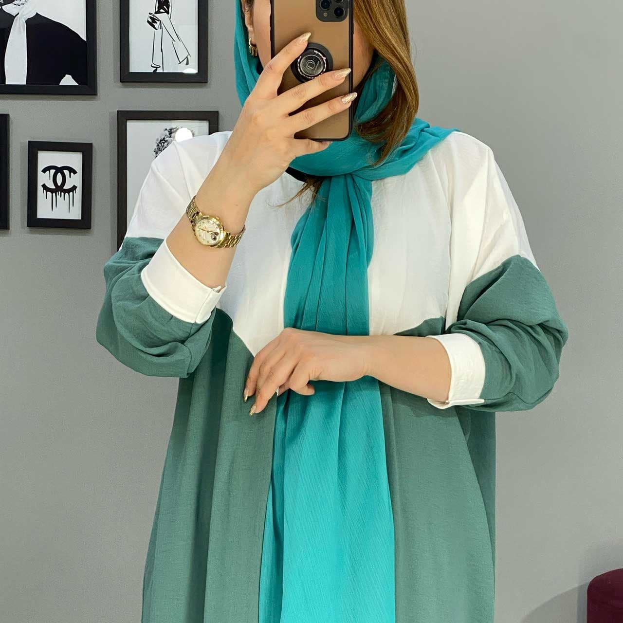 مانتو ابروبادی ترکیبی کد 70 — تصویر ۷