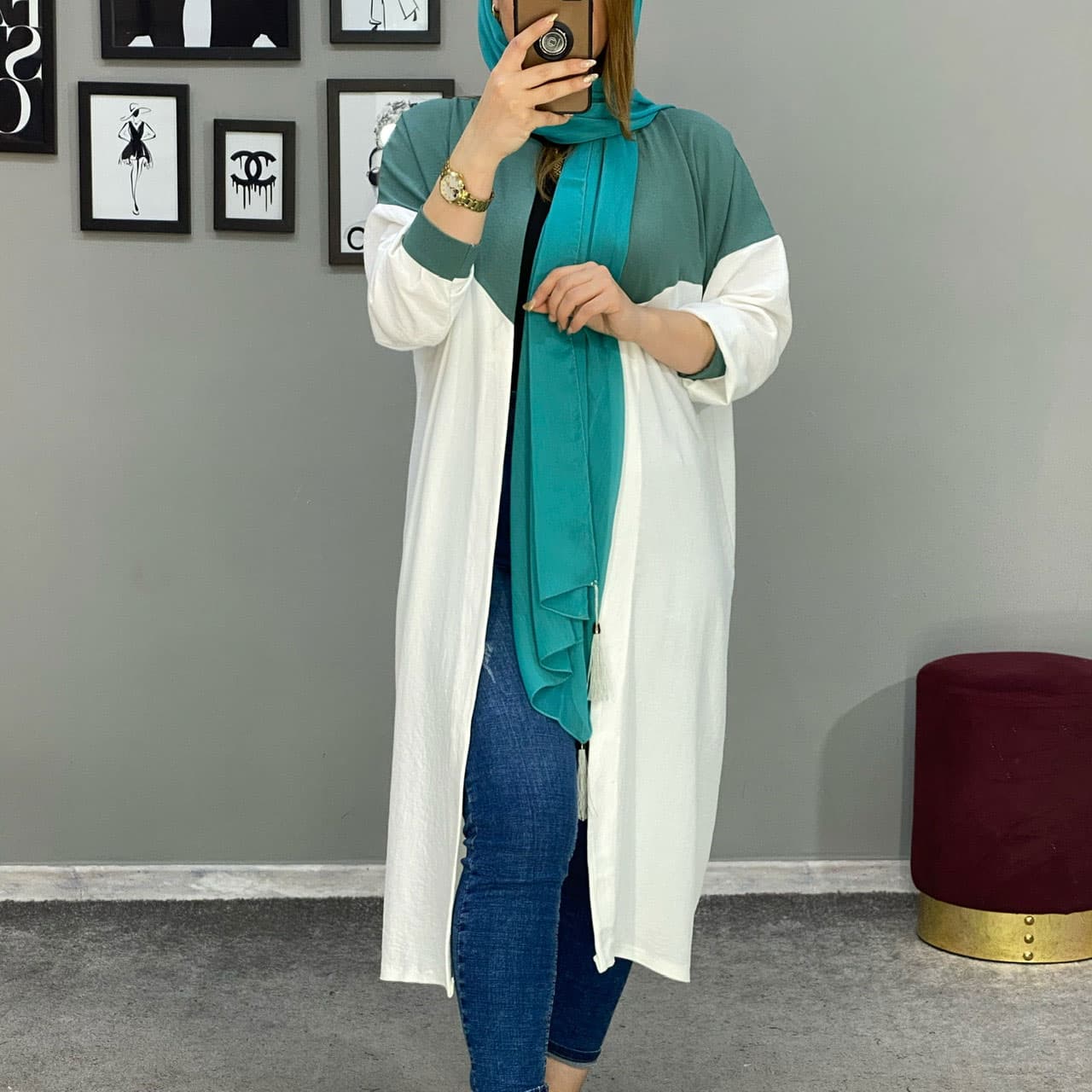 مانتو ابروبادی ترکیبی کد 70 — تصویر ۸