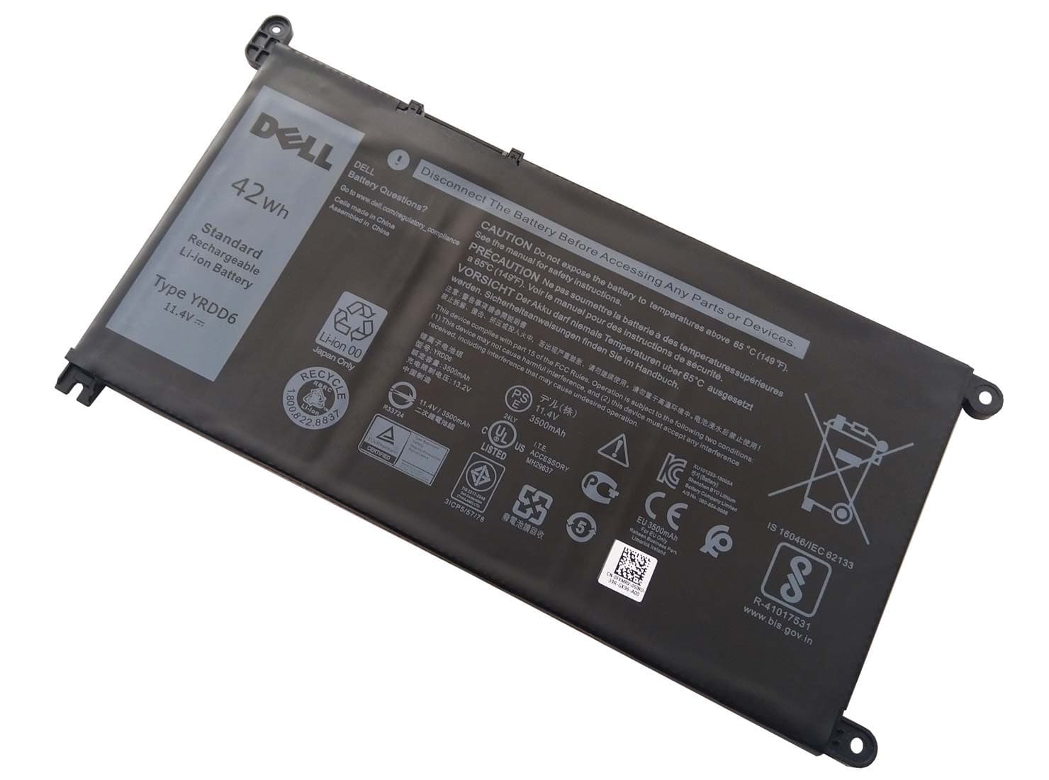 باتری داخلی اورجینال لپ تاپ دل Dell Inspiron 5582 5585 YRDD6