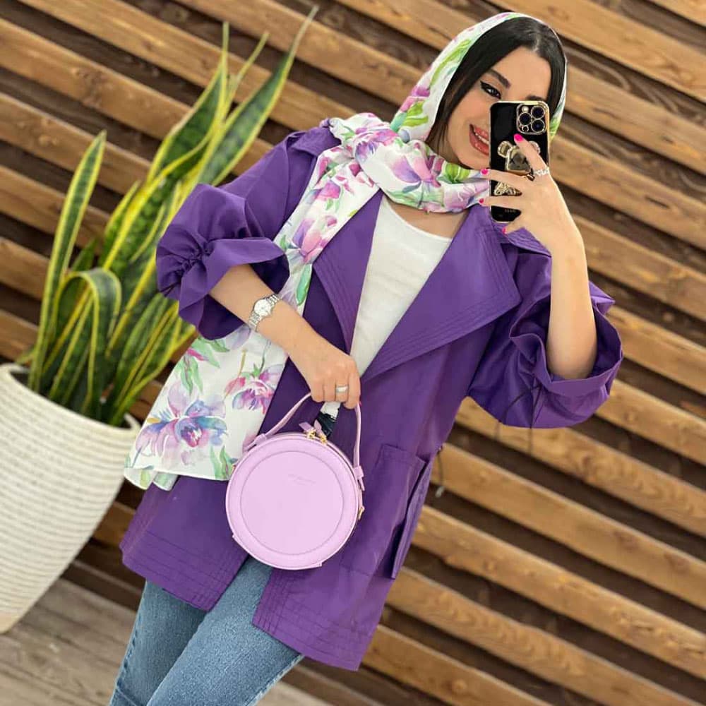 مانتو یقه انگلیسی پشت گت — تصویر ۳
