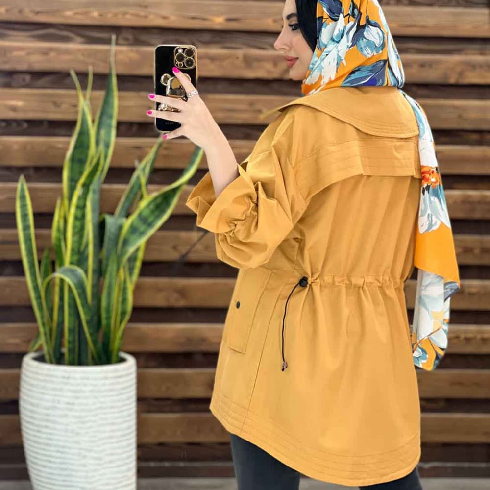 مانتو یقه انگلیسی پشت گت — تصویر ۶