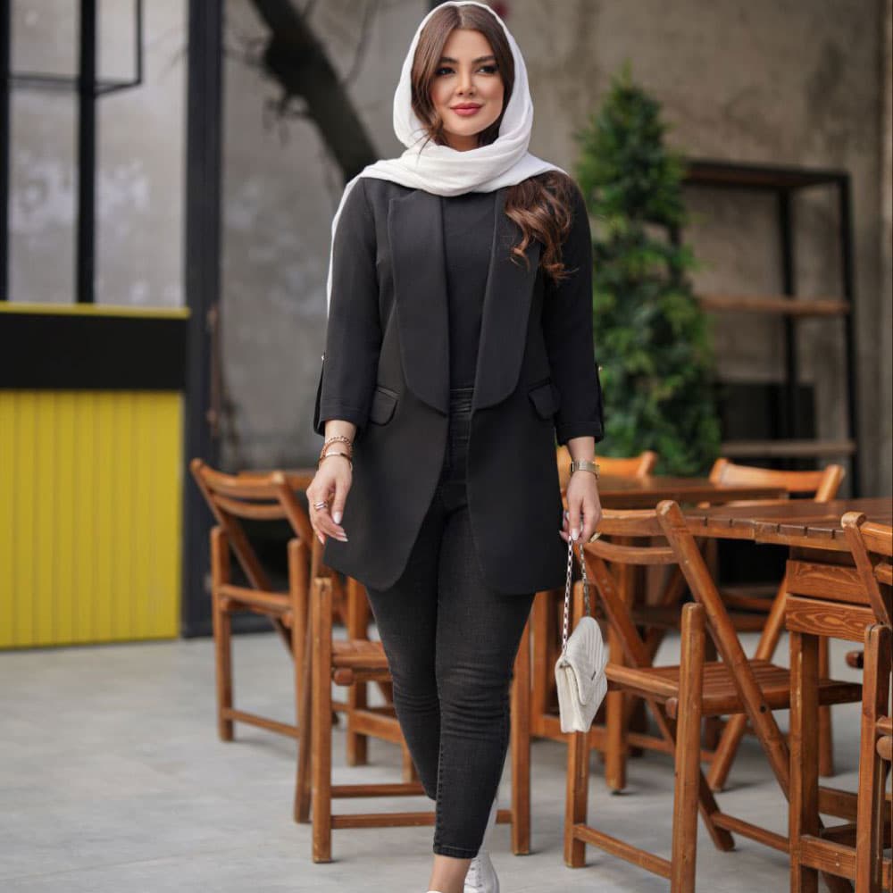 مانتو کتی آستین پاگن دار — تصویر ۸