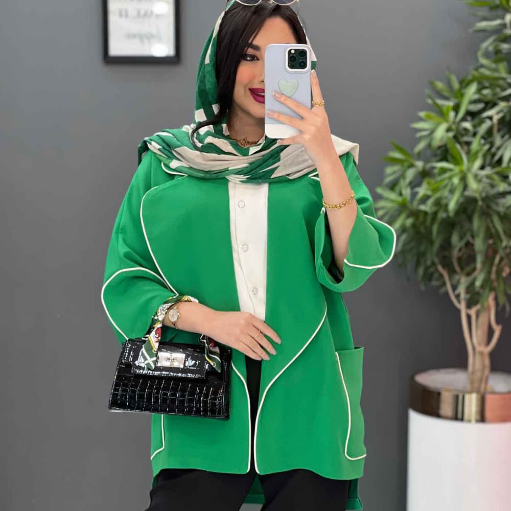 مانتو مازراتی پانچ مغزی دوزی — تصویر ۲