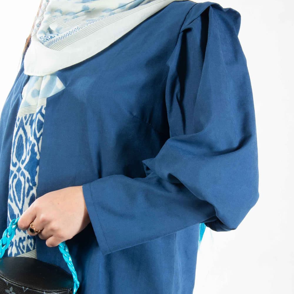 مانتو میکرو یقه گرد آستین پفی — تصویر ۲