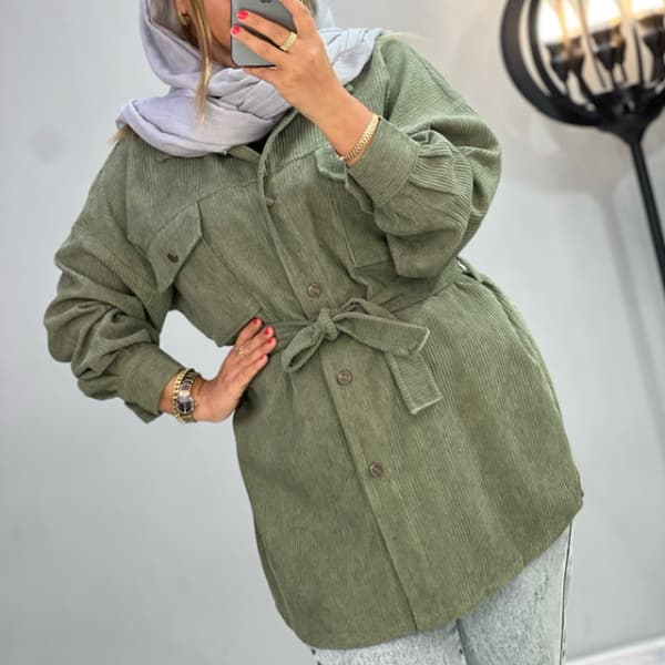 مانتو کبریتی دو جیب کد 608 — تصویر ۵