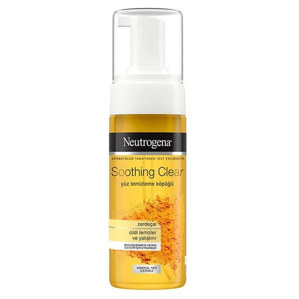 فوم شستشو زردچوبه صورت نوتروژینا مدل Soothing Clear — تصویر ۳