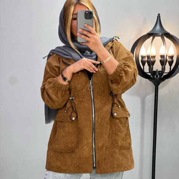 مانتو کبریتی کمر گت کد 783 — تصویر ۵